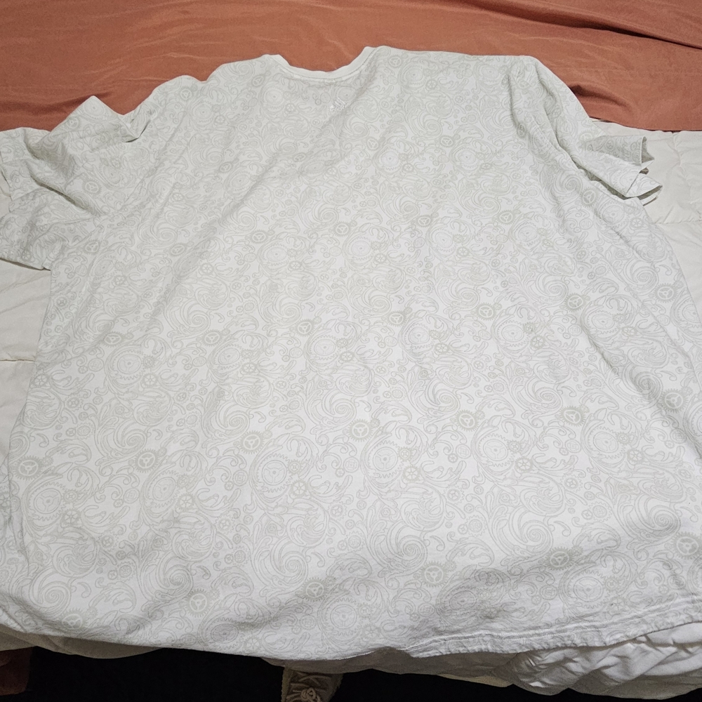 Men's White Patterned Shirt - Picture 4 of 7